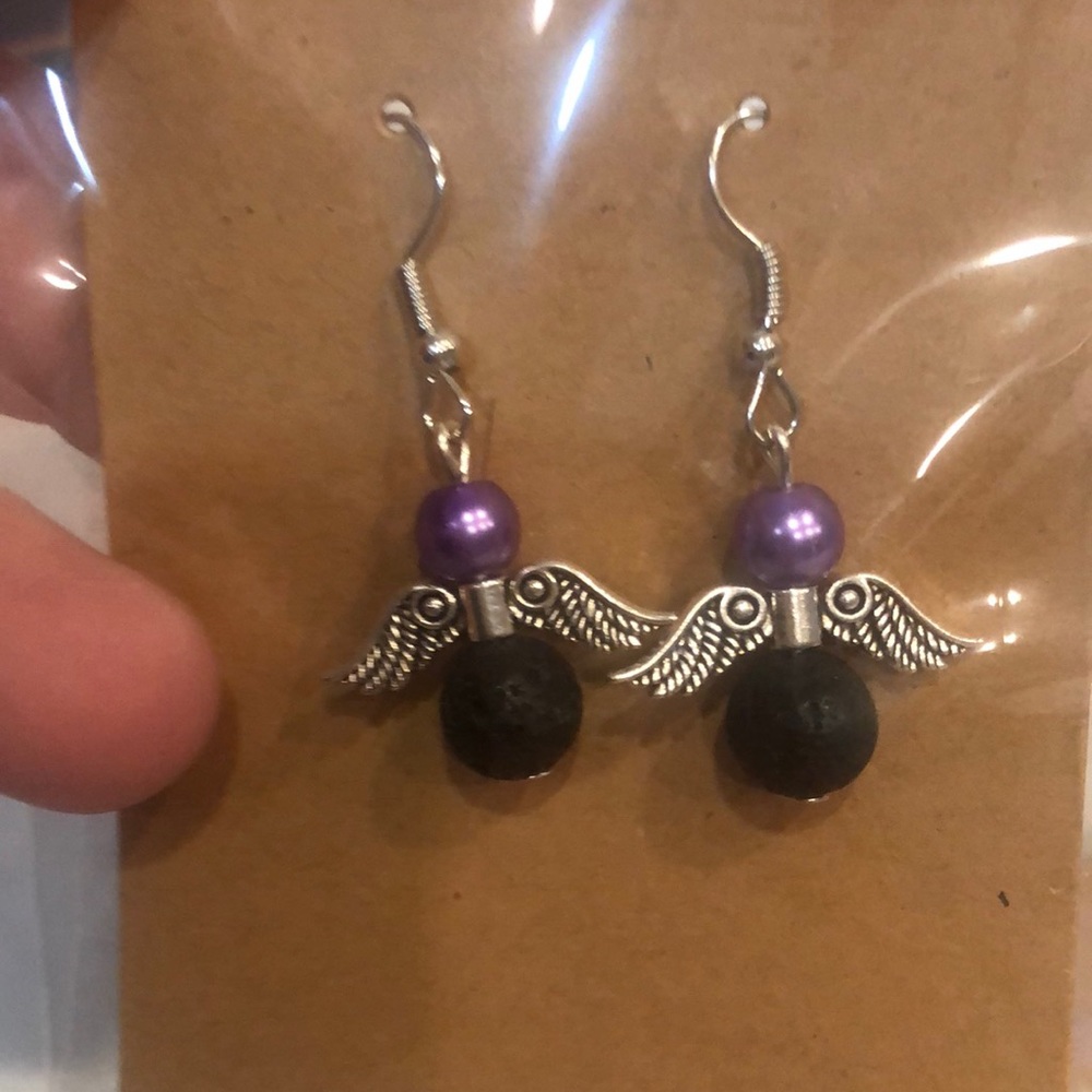 Angel earrings